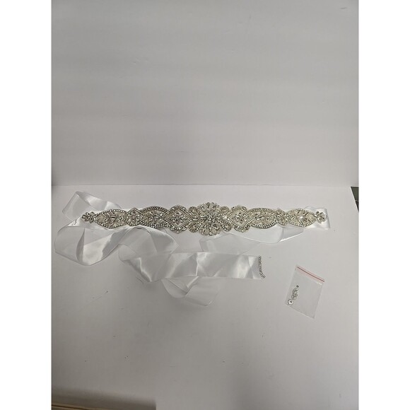 Bridal Belt for Women Dress,Wedding Dress Belt for Bride Crystal Rhinestone Sash - Picture 1 of 1